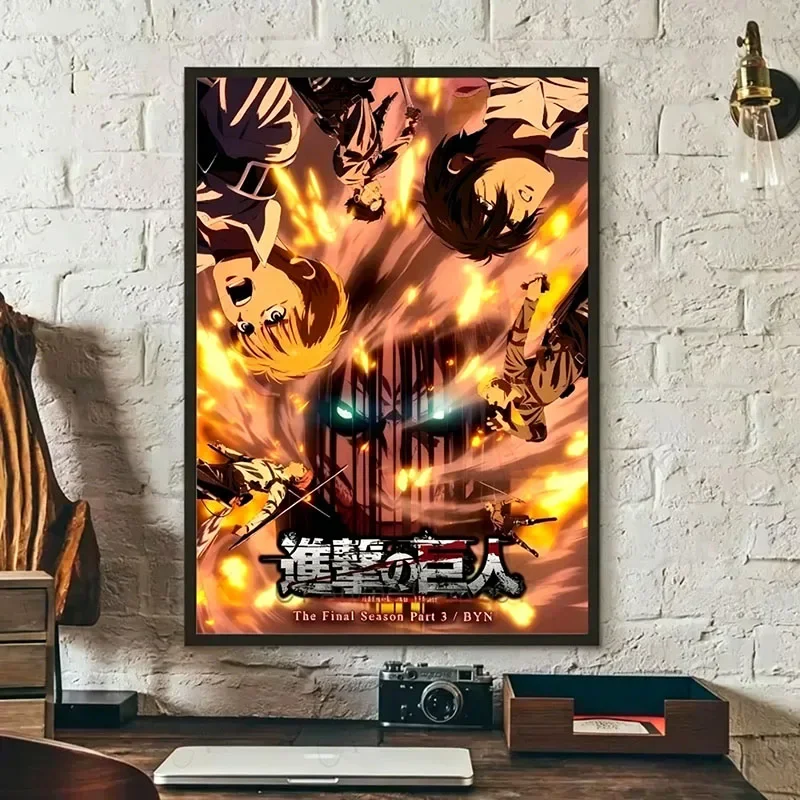 Attack On Titan Anime 5D Full Round Drill Diamond Painting Survey Mosaic Embroidery Art Home Wall Decor DIY Craft