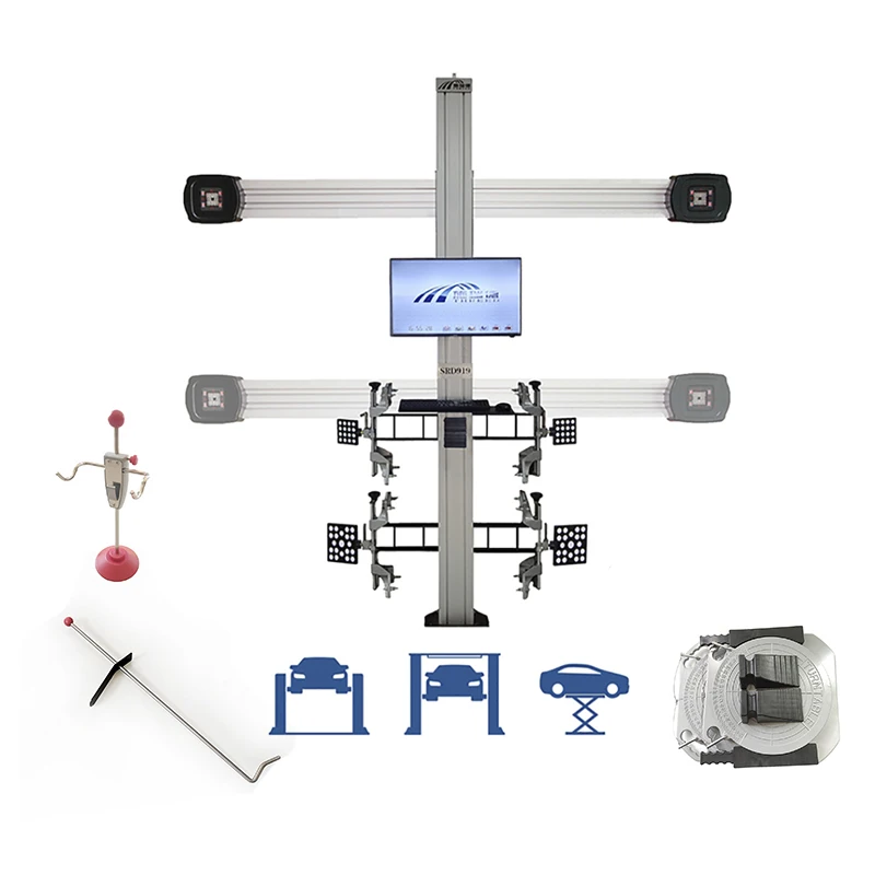 3D wheel alignment  with  automatic tracking target CIF(deliver to the destination seaport)