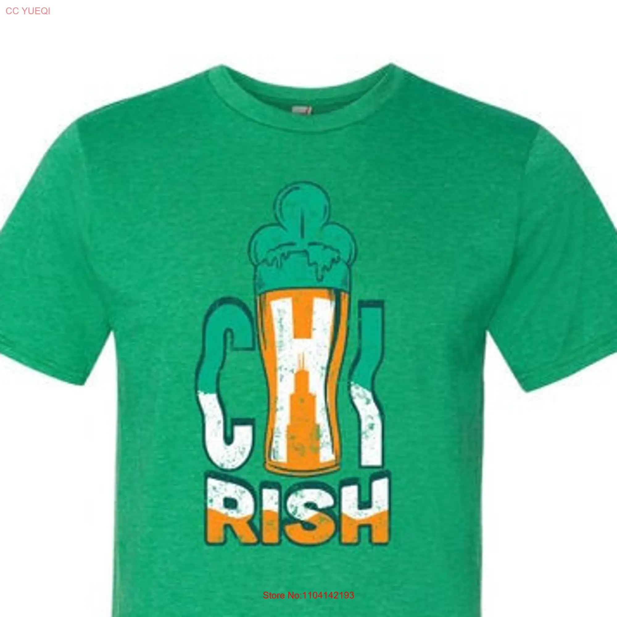 Chicago Chi rish T Shirt long or short sleeves