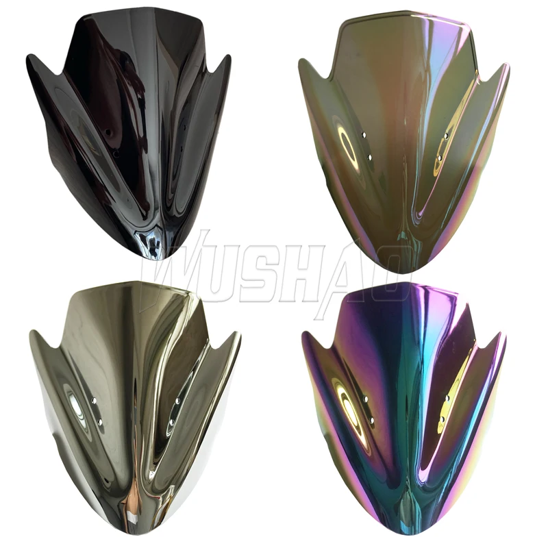 Motorcycle Double Bubble Windshield WindScreen Screen For Kawasaki ER6N ER 6N 2012 2013 2014 2015 2016 ER-6N Fairing