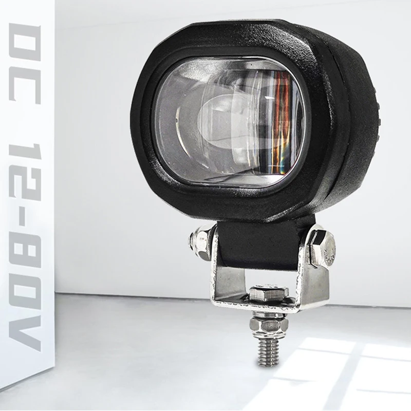 

Industrial 12V-80V LED Warning Light | Forklift & AGV Linear Safety Light | Super Bright Oval Lens for Warehouse & Construction