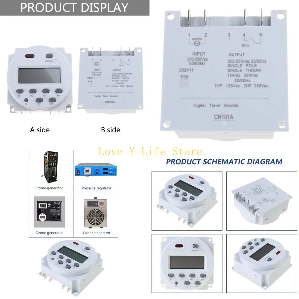 

L74C электронные еженедельные 7-дневные программируемые цифровые реле времени, реле с ЖК-дисплеем, переключатели управления в