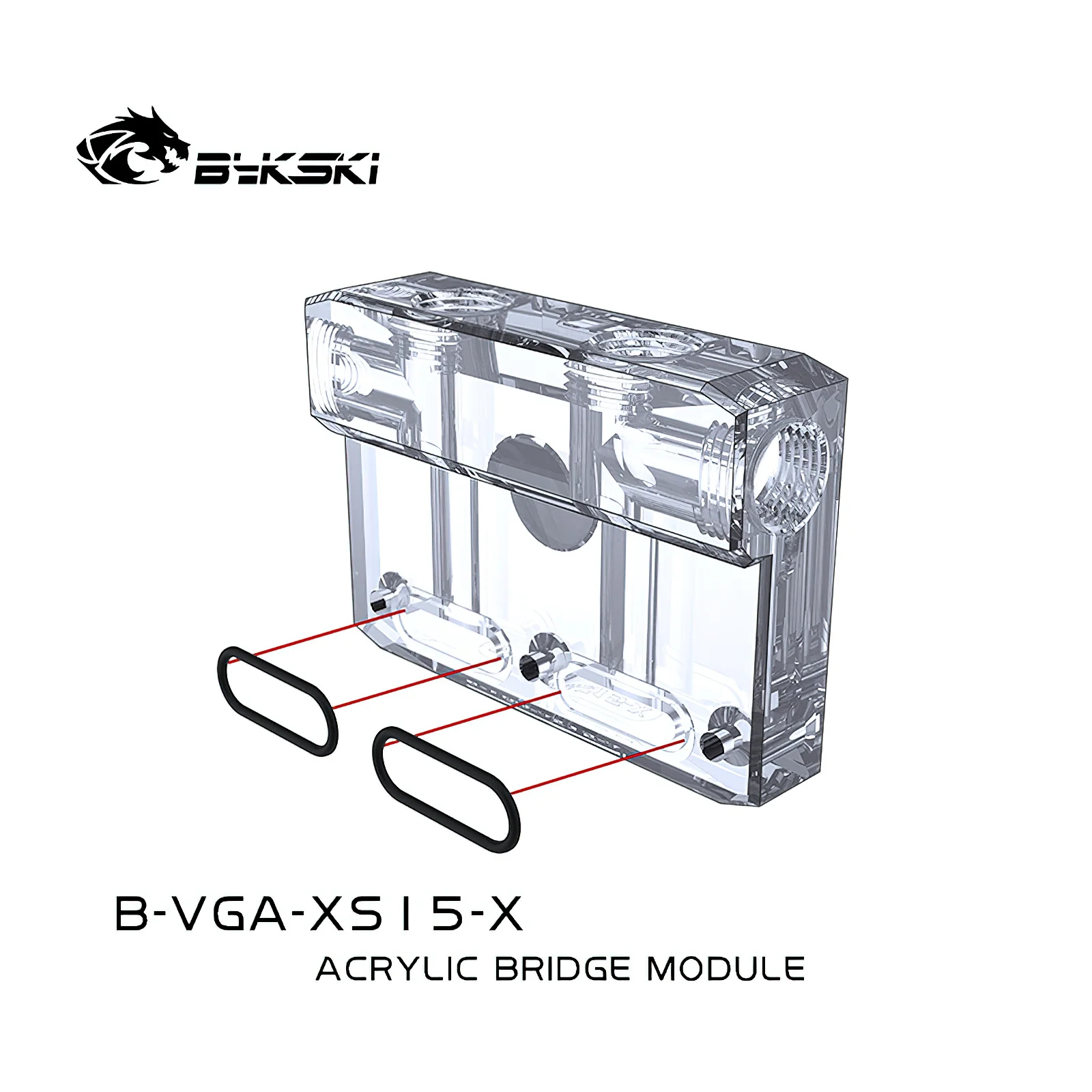 Bykski VGA-XS15-QSQUALL conectar módulo para gpu bloco