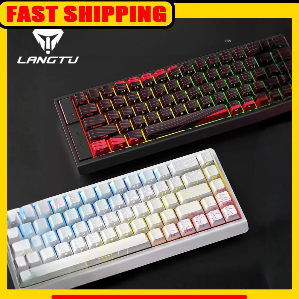 

LANGTU MC68 Magnetic Switch Mechanical Keyboard Hot Swap Low Delay Custom Wired Gaming Keyboard PC E-Sports Accessories Gifts