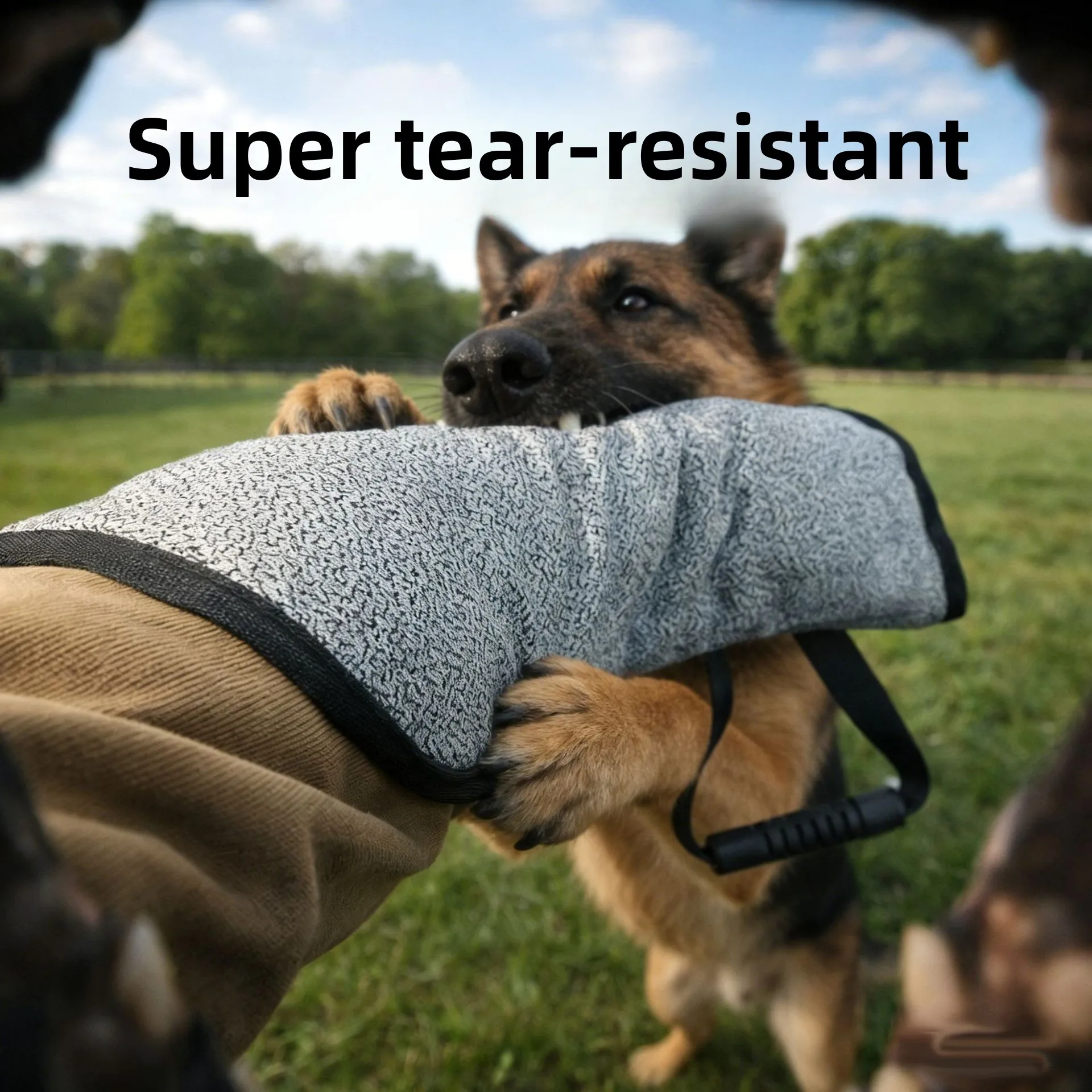 Metal Wire Bite-Proof Sleeve for Dog Training, Scratch-Resistant Pet Arm Guard, Pet Accessory