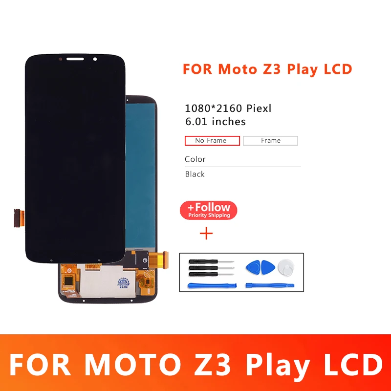 

6.01 Inch Premium Quality LCD For Motorola Z2 PLAY Screen Display Touch Screen For Moto XT1929 LCD Pantalla Replacement Parts