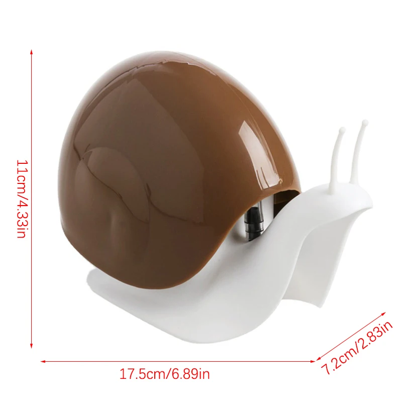 Dispensador de jabón líquido de Caracol rellenable, limpiador Facial de almacenamiento de dibujos animados, botella vacía, champú, Gel de ducha, botella de lavado de manos para niños