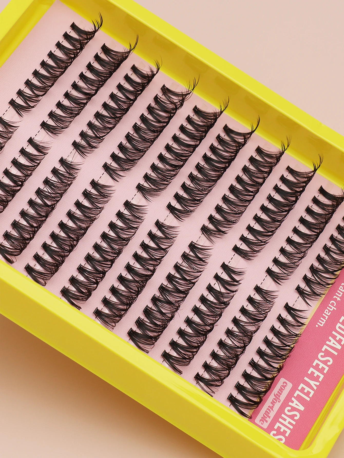 30D 200 Bundles Mink Eyelashes Extension Natural 3D Russian Volume Fake Lashes Individual Cluster Makeup Tools