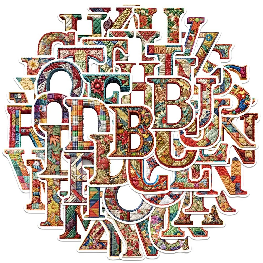 

52 шт. британский стиль английские буквы водостойкие наклейки в стиле граффити для шлема велосипедный ручной пенал наклейки