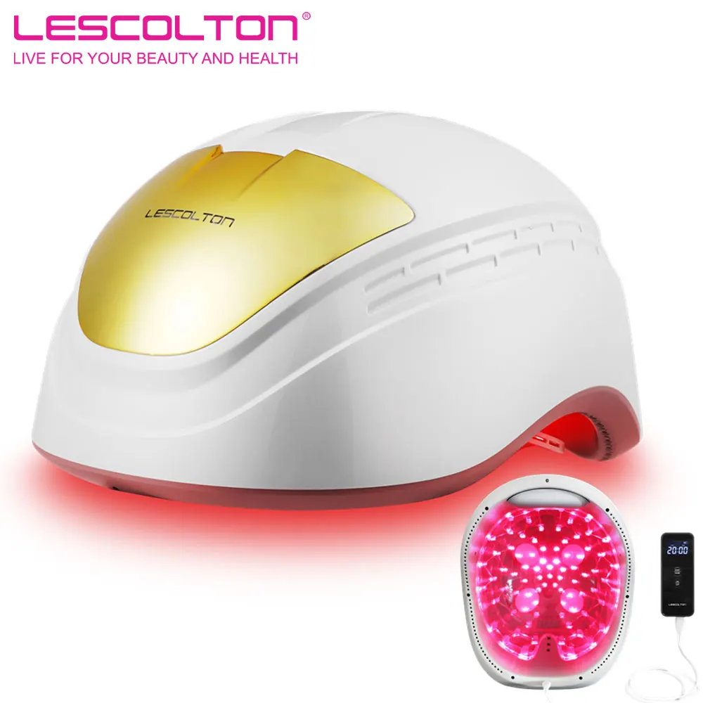 LESCOLTON Laser Hair Growth Helmet Laser Cap Hair Loss Treatments for Men and Women Hair Regrowth Products Wireless Rechargeable