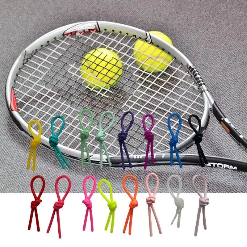 1/8Pcs Soft Silicone Tennis Racquetball Vibration Dampeners Tennis Racket Anti Vibration Knot Squash Racquet Damper