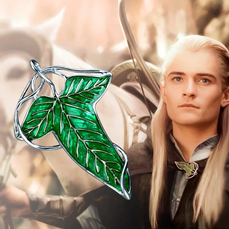 StarryGem Wholesale Enamel Leaf Brooches for Women Classic Elf Queen Green Leaves Pins Office Party Friend Gifts Accessories