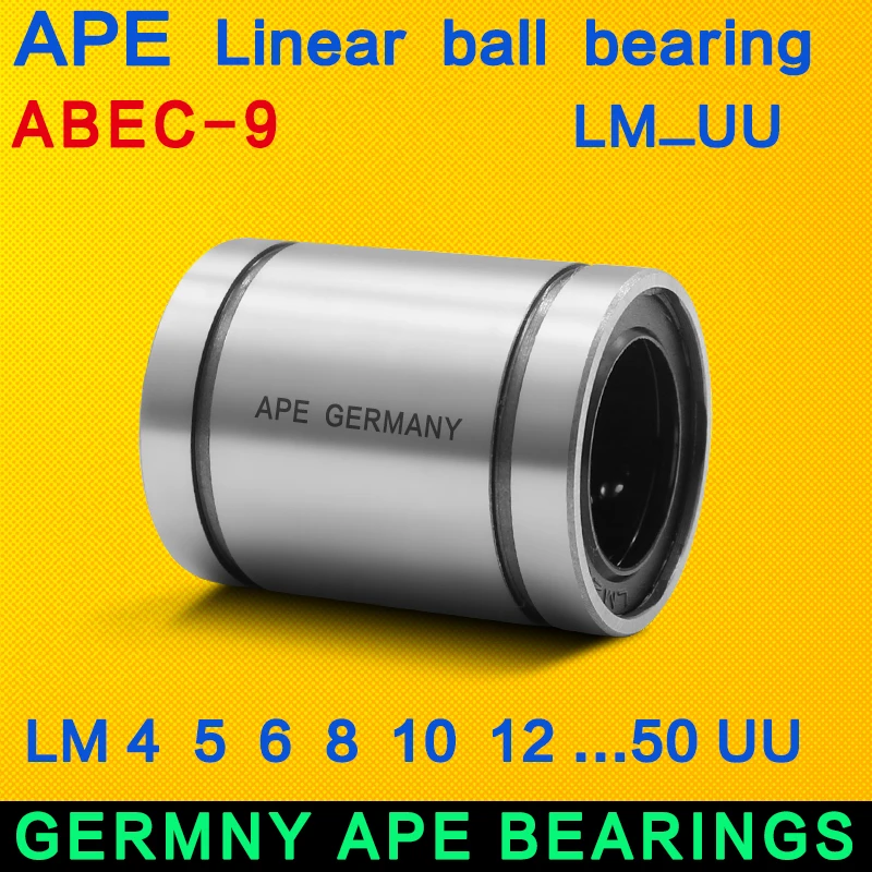 

4PCS APE Bearing LM8UU LM3UU LM10UU LM16UU LM6UU LM12UU LM4UU LM5UU linear bushings CNC linear bearings linear axis parts