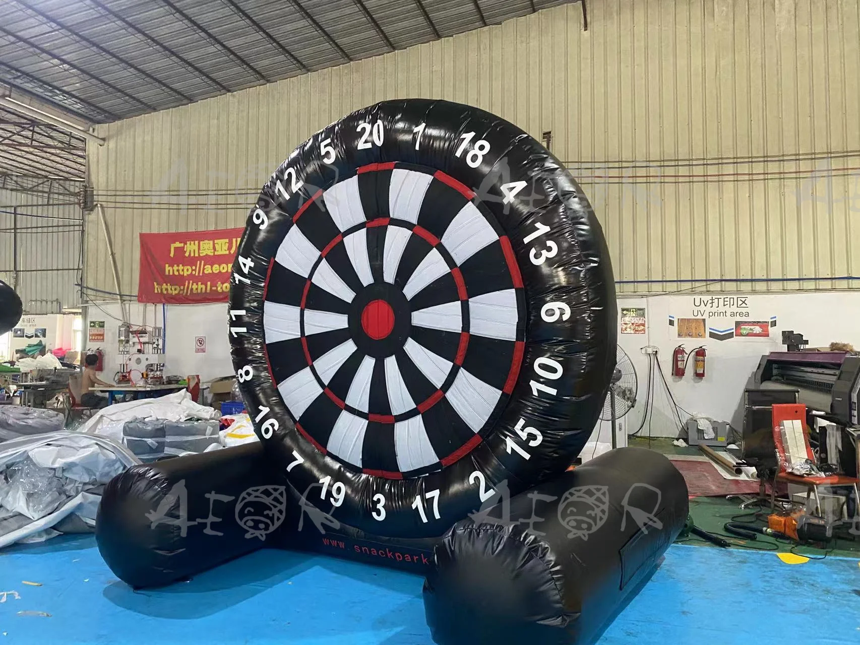 Komercyjna dmuchana gra w piłkę nożną z PVC, 3m, gigantyczna, na zewnątrz, dmuchana tarcza do piłki nożnej, dmuchane gry karnawałowe na imprezy