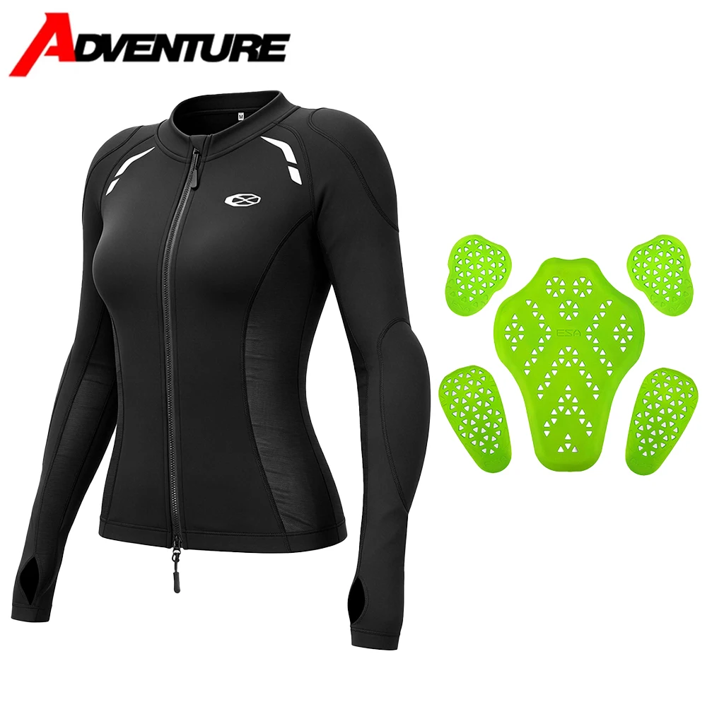 

Women's Motorcycle Jacket Motorcycle Protective Equipment Jacket Summer Breathable Mesh Jacket Built-in Protective Gear