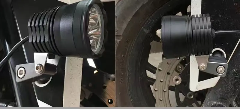 

Motorcycle For KYMCO Xciting 250 300 400 AK550 AK 550 CT250 CT300 Parts Lower Fork Spotlight Holder Lights Lamp Mounting Bracket