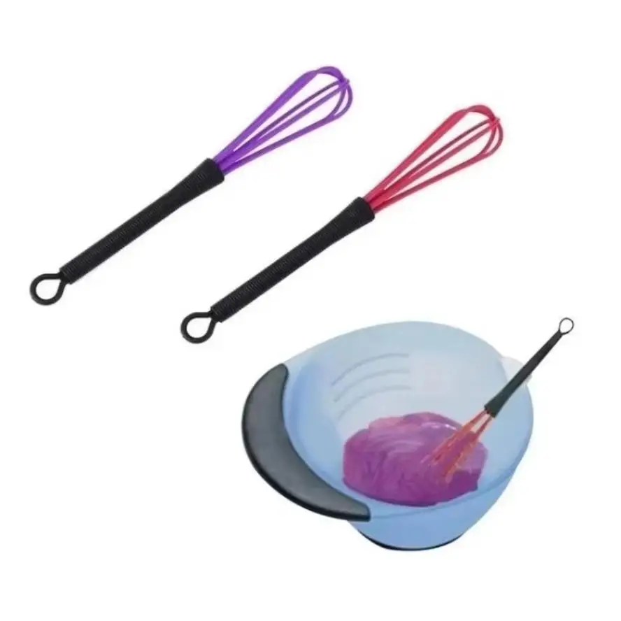 1/5Pcs New Dyeing Paste Mixer Egg Beater Coloring Stick Manual And Automatic Hair And Dye Mixing Tool