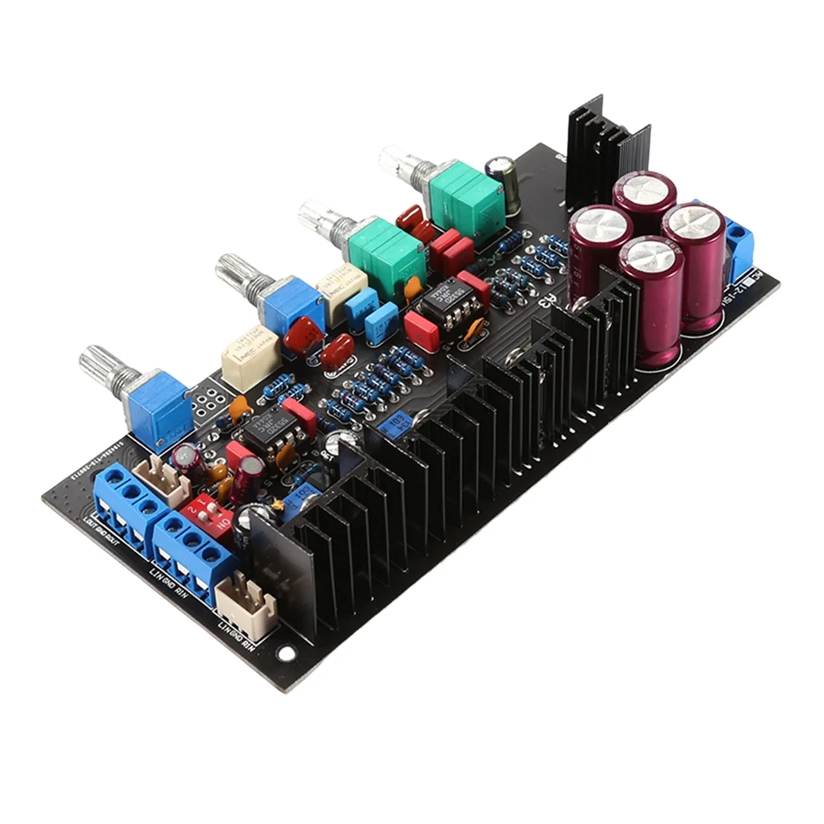 A93P Class A HiFi Preamp Tone Control Board Components A3 Tone Board 4 Knobs Tone Board Digital Sound Remover Module