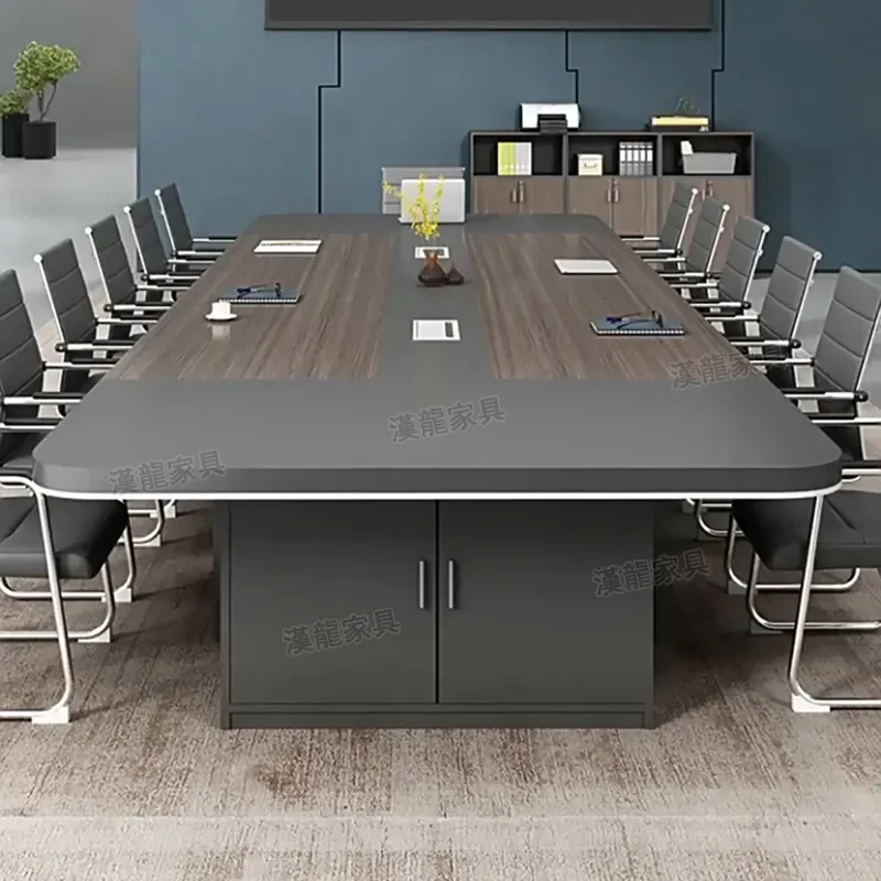 for Office Furniture Conference Room Table Long Simple Modern Large Reception Negotiation Training Bar Board Table