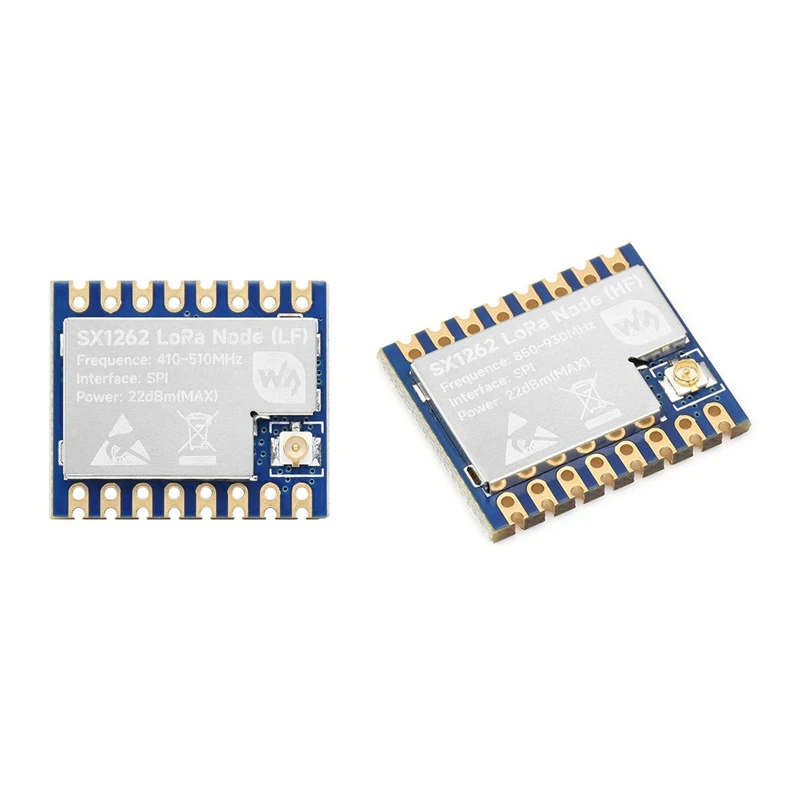 Modulo Waveshare Lora comunicazione remota SX1262 modulo Chip Lora Anti-interferenza per Sub Ghz