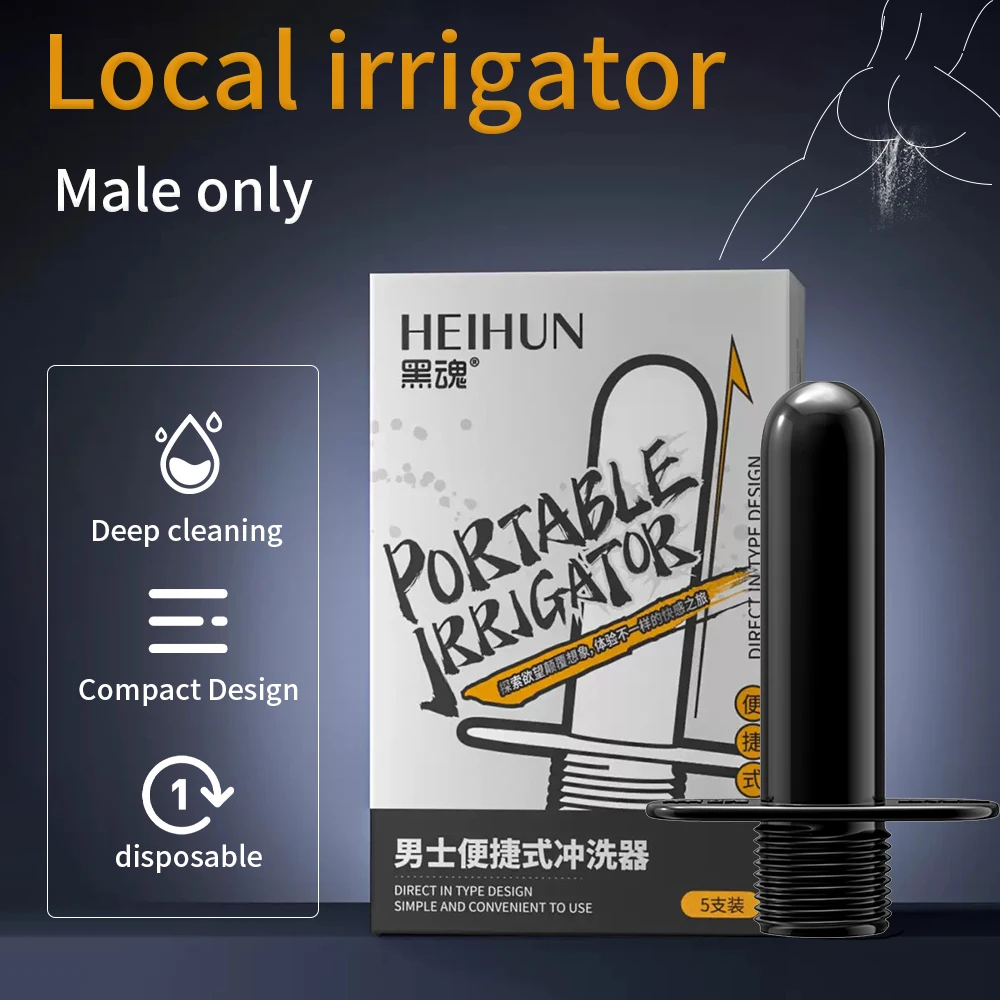 5Pcs Rinse Enema Syringe Anal Plug Shower Cleaning Set Enema Anal Bead Butt Plug Nozzle Tip Attachment Male Homosexual Sex Toy