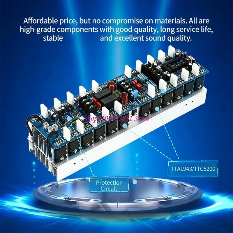 1000W+1000W Digital Sound Power Amplifier Board Double Channel Stereo Power Subwoofer Board For Stage Home Theater 