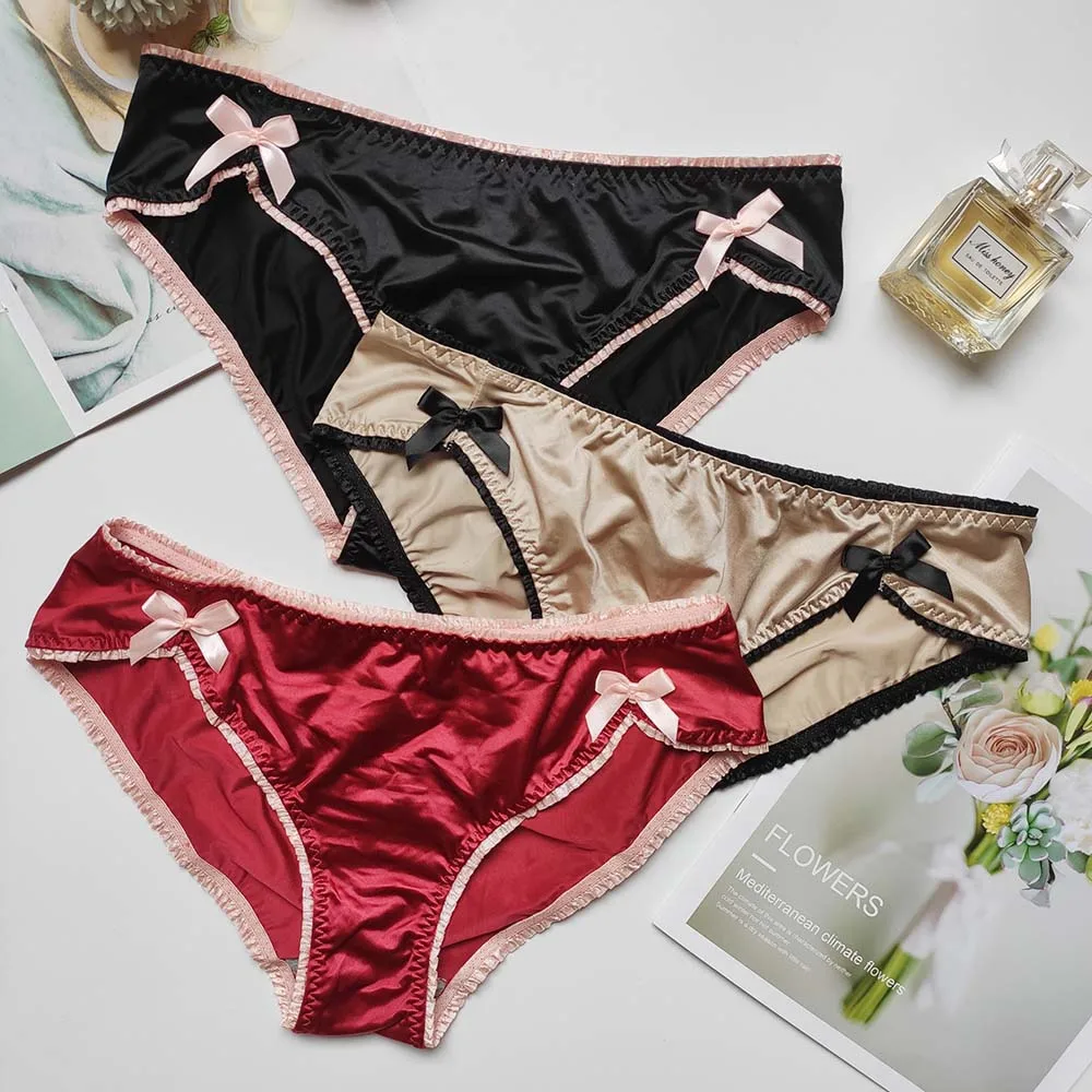 

Comfortable Breathable Solid Color Low Waist Women Sexy Thong Underpants Briefs Women Panties