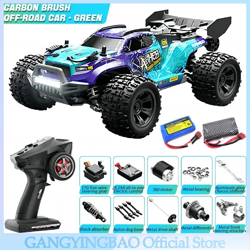 SCY 18101 1:18 40KM/H 4WD RC Car z pilotem LED Samochody Szybki driftowy Monster Truck dla dzieci Vs Wltoys 144001   Zabawki