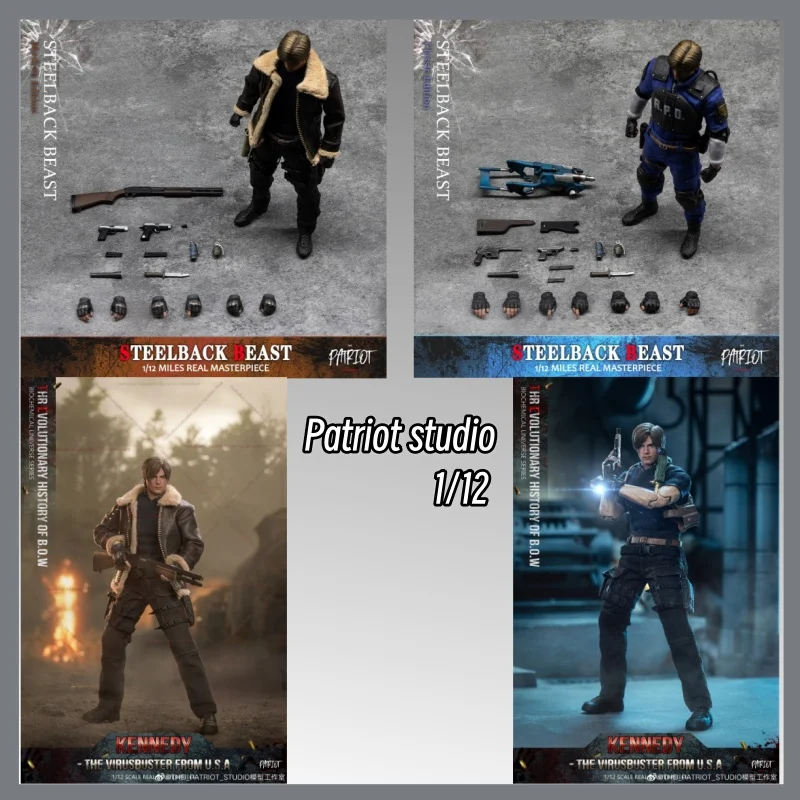 

Patriot Studio Biohazard Original Steelback Leon Set 1/12 High Quality Action Figure.