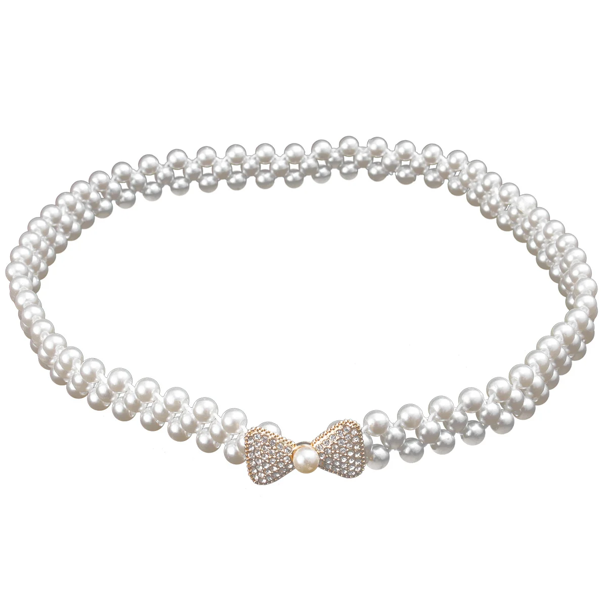 1 Uds. Taladro de agua, pretina de perlas, accesorio elástico para vestido femenino, duradero, uso a largo plazo, regalo Vintage de moda para mujer