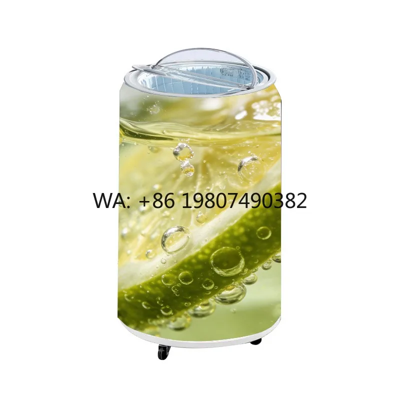 500 Nit HD LED Can Screen With Fridge Design Commercial Advertising Display Long Service Life For Beverage Promotion