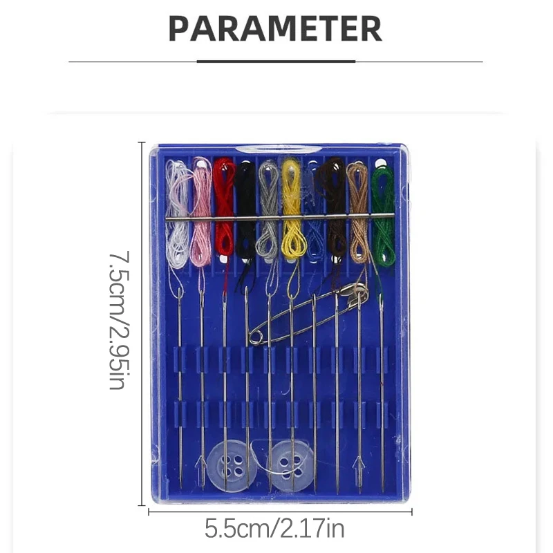 10 цветов, одноразовая коробка для хранения ниток