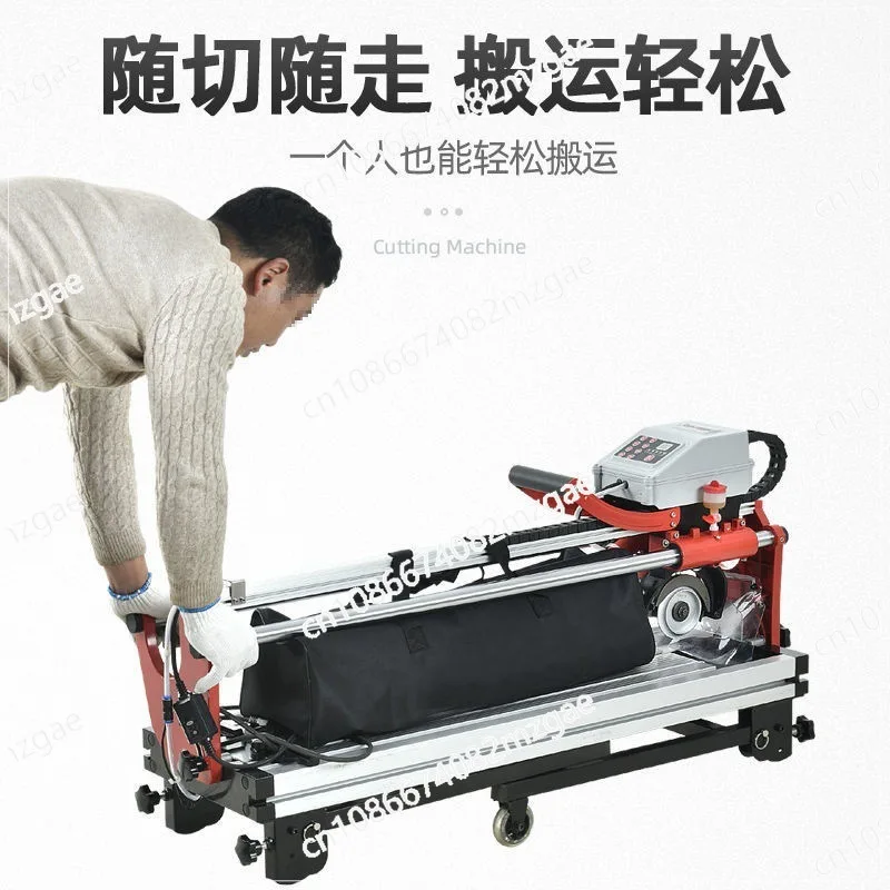 Automatic Electricity Ceramic Tile Skirting Machines Desktop Tile Cutter 45 Degree 1200mm Water Knife Stone Cutting Machine