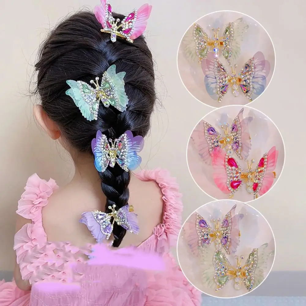 

Korean Style Butterfly Hair Clip Colorful Hair Clip Butterfly Hairpin Hair Ornament Hairpin Hanfu Hair Accessories Children