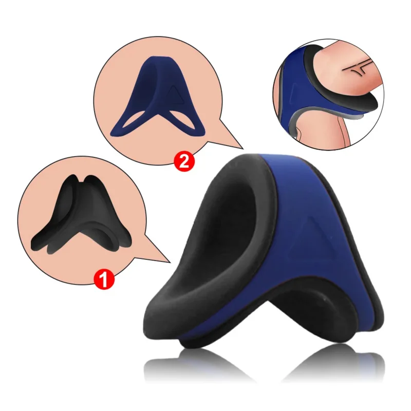 Anillo de silicona para pene para hombres, mejora las erecciones con tensión ajustable, rendimiento duradero para principiantes, exploración de juguetes de placer