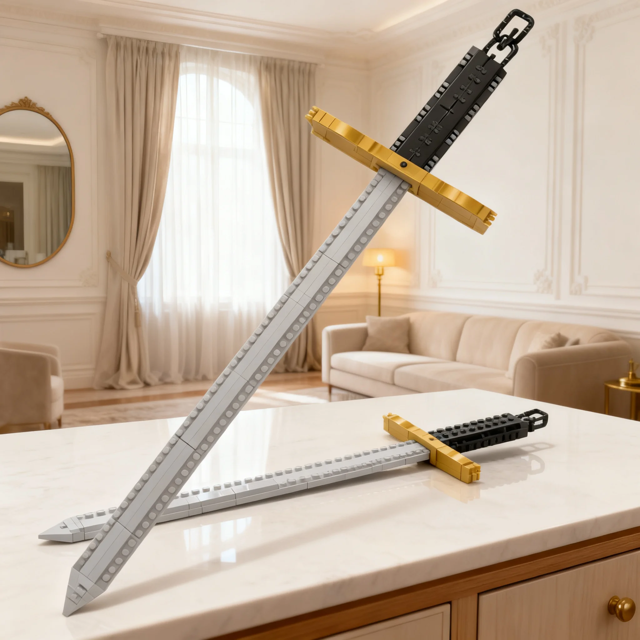 Art Craft Building - 592pcs MOC Technical Sword Model Building