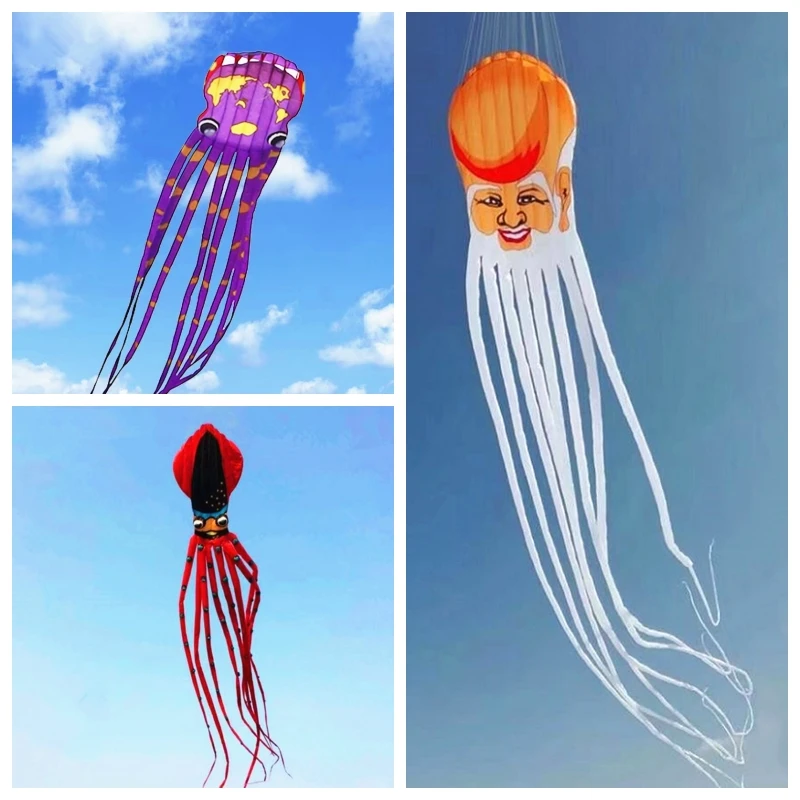 

free shipping 28m Capricorn octopus kite flying soft kite flying large kites big kite kites for adults Outdoor play toy sports