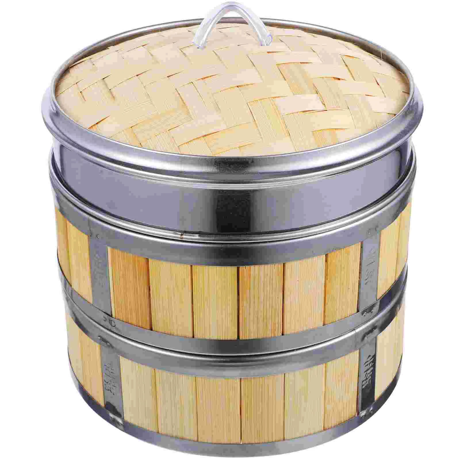 

1 Set of Household Food Steamer Chinese Bamboo Steamer Multi-function Bamboo Steamer Food Basket steamer baskets for cooking