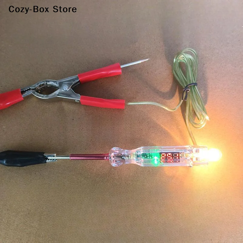 [ZY]6V-36V Electrical Voltage Tester Pen Probe Lamp Dual-color LED Light Auto Car Light Circuit Tester Auto Circuit Repair Tools view 3