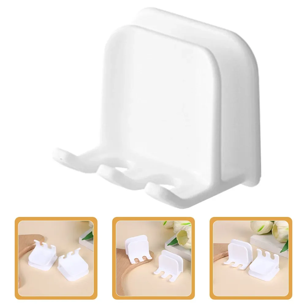 3/6Pc Wall Toothbrush Holder Bathroom Wall Mounted Toothbrush Storage Rack Easy Install No Tools Waterproof Smooth Surface Clean