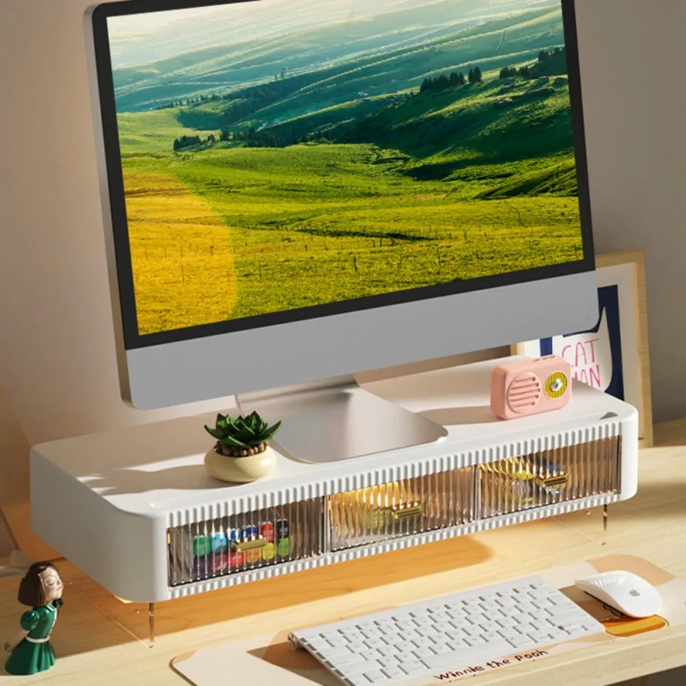 

Increase Monitor Height Computer Height Stand Durable Desktop Organization Computer Monitor Stand Thickening