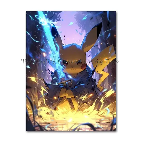 6 best sales Pikachu-affisch - №3