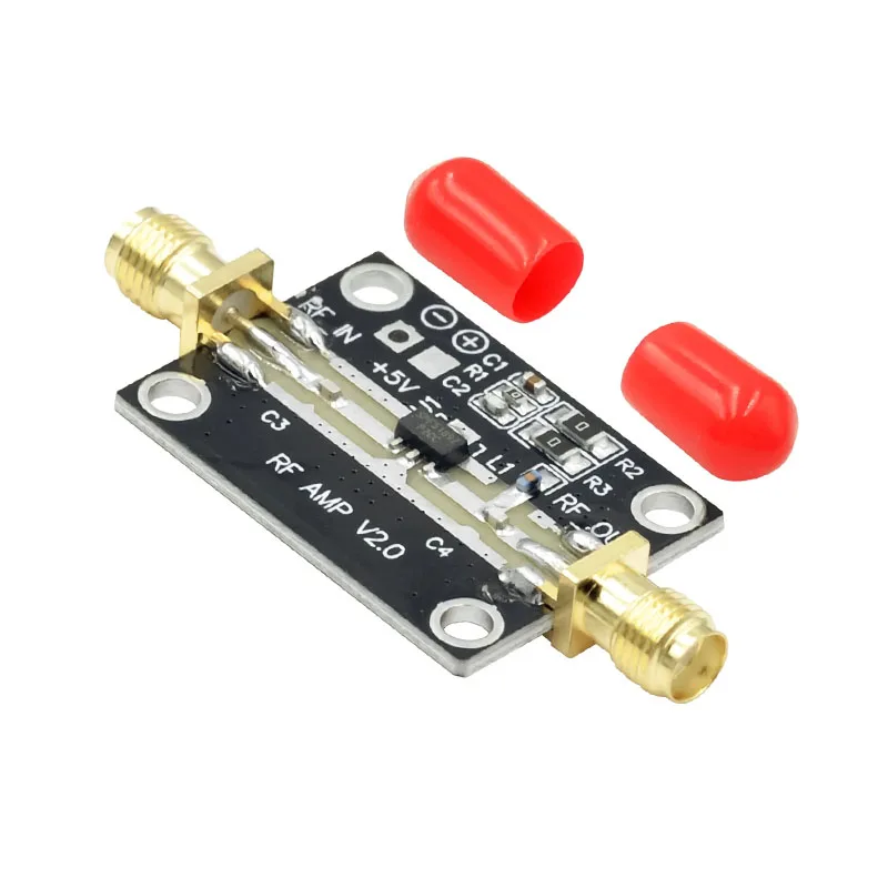 Ultra-Low Noise LNA 0.6dB NF 50MHz-4GHz, High Linearity, -110dBm Sensitivity, Broadband RF Amplifier for Ham Radio, VHF/UHF, SDR