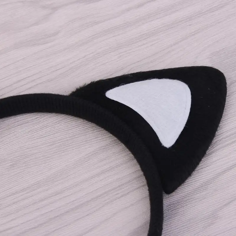 Leopard for Cat Ear Hair Wear Girls Anime Cosplay Costume Plush Hairband Night Party Club Bar Decorate Headb