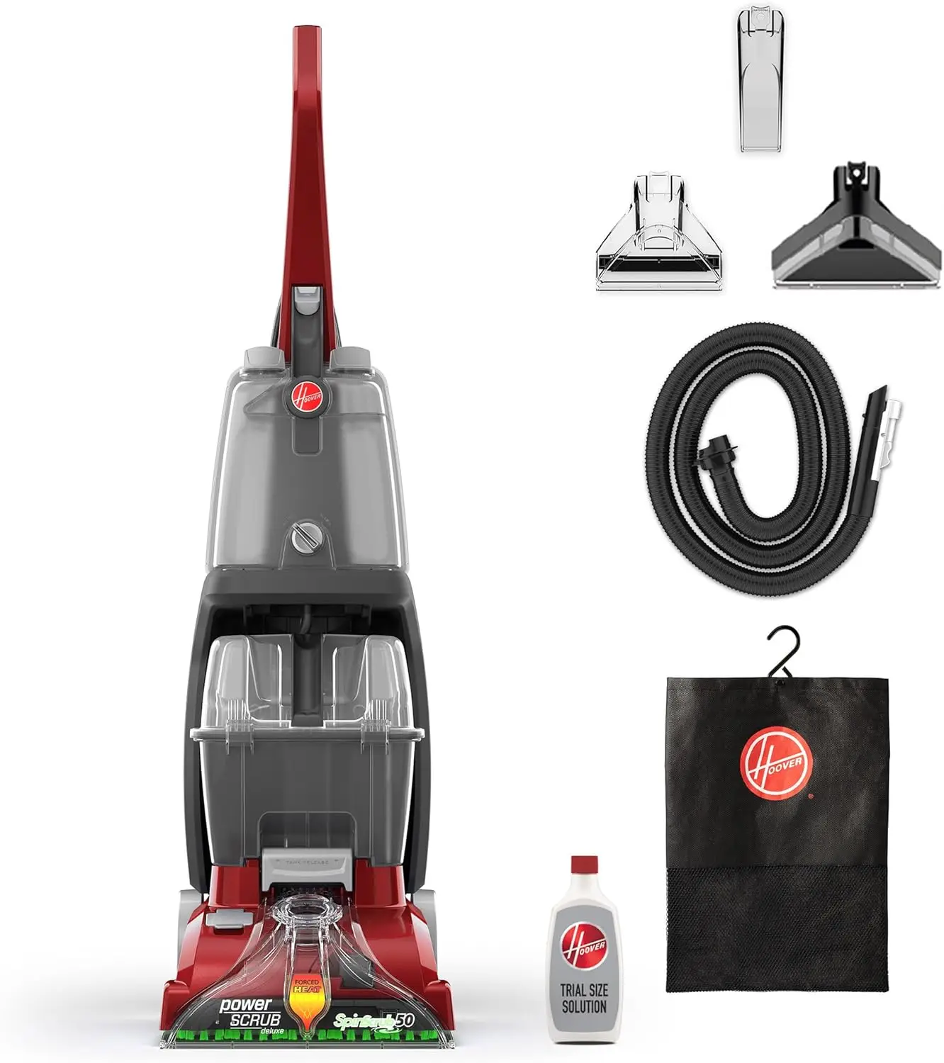 

PowerScrub Deluxe Carpet Cleaner Machine for Carpet and Upholstery, Deep Cleaning Carpet Shampooer Machine with Multi-Purpose To