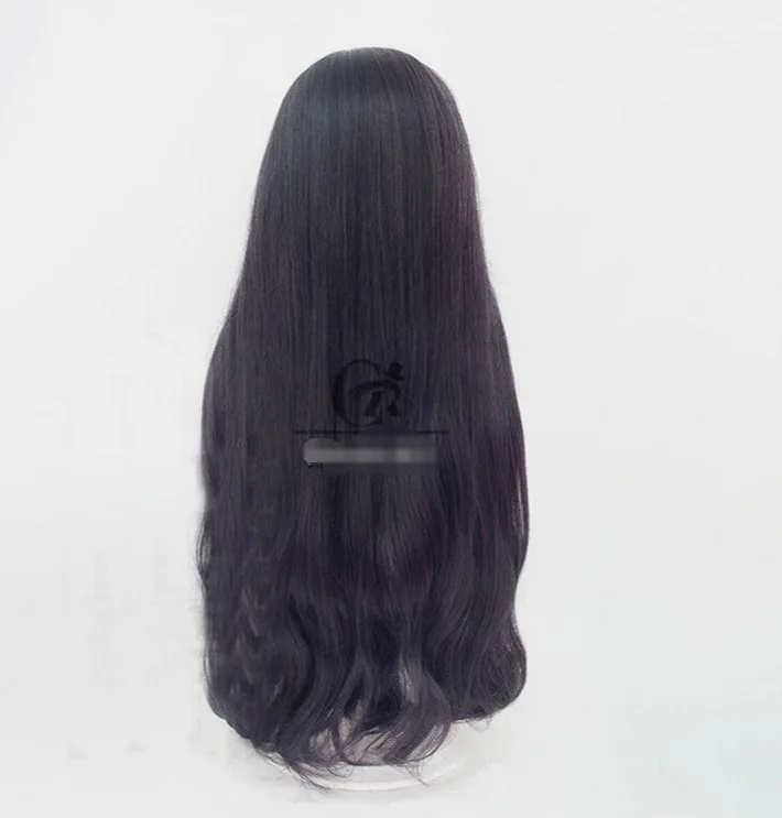 For All Time Heroine Cosplay Wigs 80cm Women Long Mixed Purple Synthetic Wig