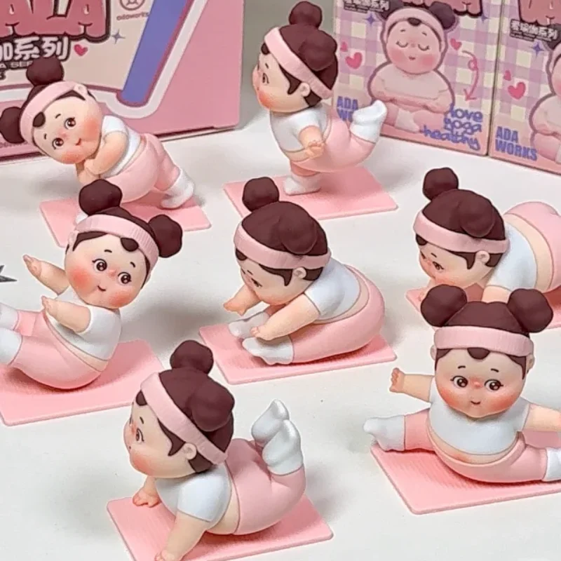 

New Valala Love Yoga Series Mini Blind Box Kawaii Anime Mysterious Surprise Box Figure Pvc Model Doll Xmas Gift Toy Decoration
