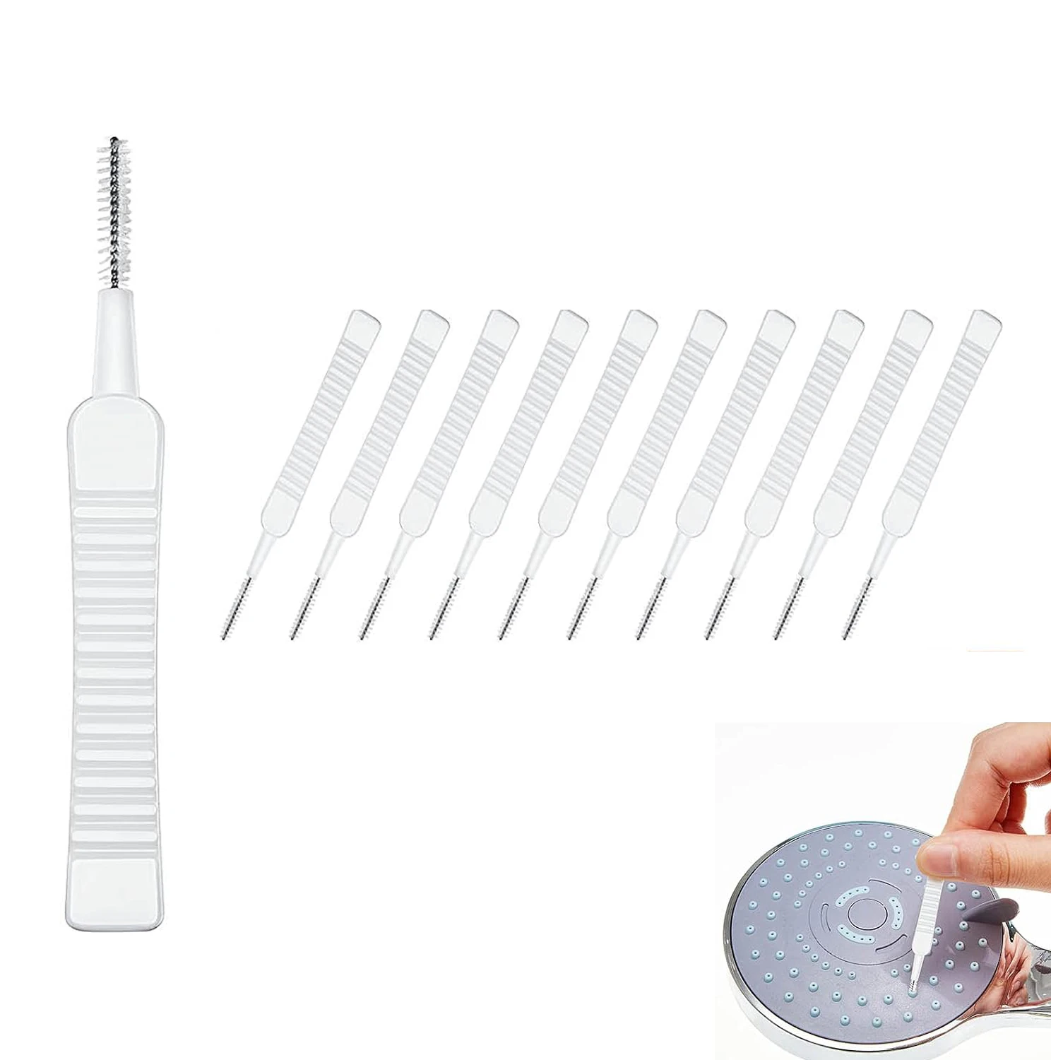 10 stücke Multifunktionale Handy Lade Port Reinigung Pinsel Staub Dusche Loch Reinigung Mini Pinsel Biegsamen Mini Weiche Rou