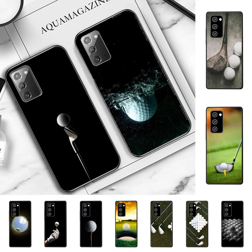 

Sport Golf Ball Phone Case For Samsung Note 8 9 10 20 pro plus lite M 10 11 20 30 21 31 51 A 21 22 42 02 03