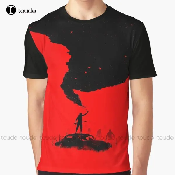 Sos Graphic Zombies Apocalypse T-Shirt Custom Aldult Teen Unisex Digital Printing Tee Shirts Custom Gift Xxs-5Xl Streetwear